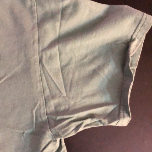 Hanes Green Medium Mens T-Shirt - Picture 4 of 5